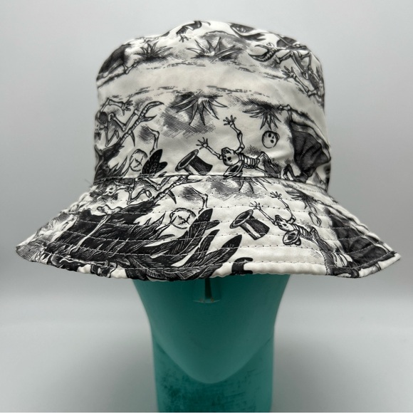Espolon Tequila Other - Espolon Tequila Reversible Black Bucket Hat Skeletons Graphic All Over Print